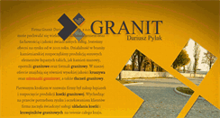 Desktop Screenshot of granit-pylak.pl